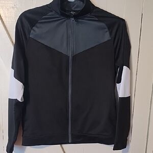 Athletic Works Black and Gray Kids Windbreaker